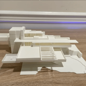 3D printed villa maquette