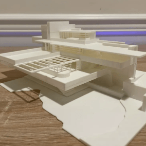 3D printed villa maquette