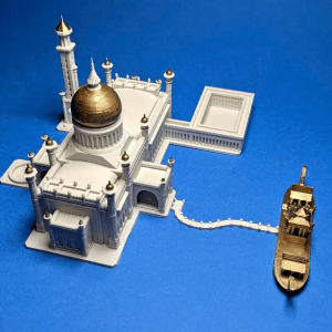 3d printed sultan mosque maquette