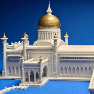 3d printed sultan mosque maquette